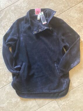 GreenTea Dark GrayTie Dye Crewneck Fleece Pullover